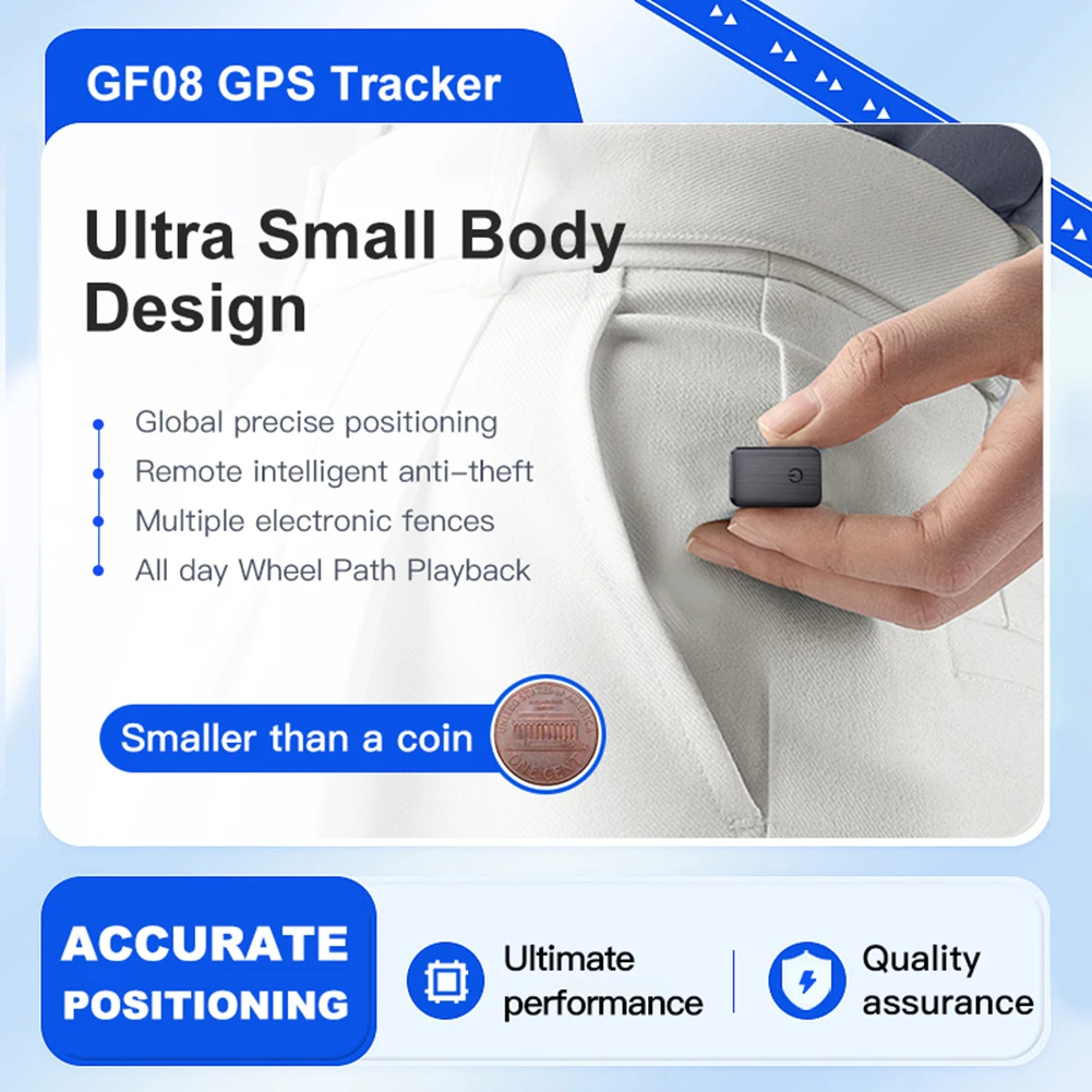Mini Magnetic GPS Tracker Magnetic Tracking Device Anti-theft SIM Message Positioner Tracker Mini GPS Locator for Car/Person/Pet