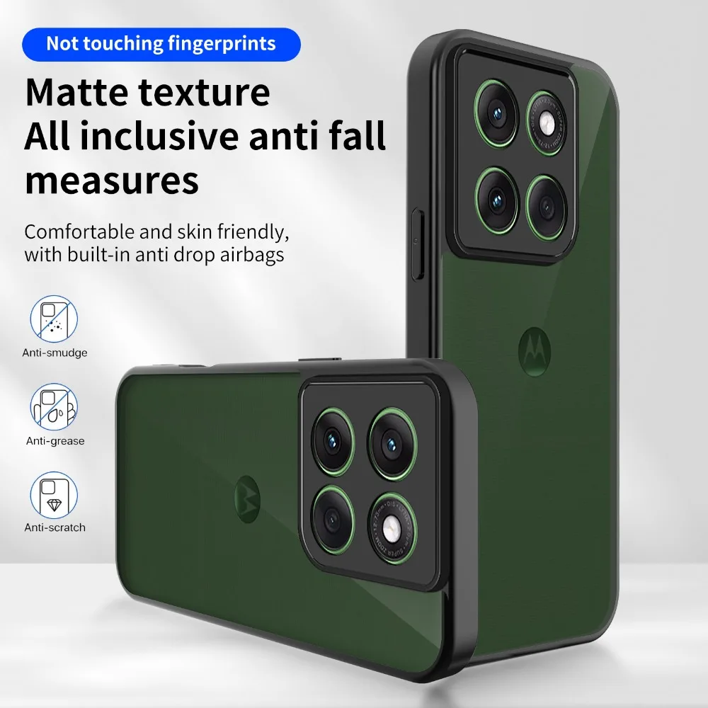 Ultra-Thin Matte Translucent TPU+PC Protective Case