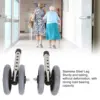 2Pcs Walker Replacement Wheel 6 Gear Height Adjustable Smoothly Rolling Rollator Wheel Legs Walker Replacement Wheel Walker Leg 3