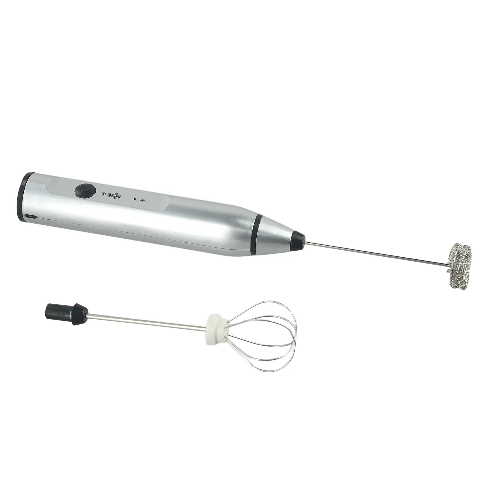 Rechargeable Handheld Milk Frother with Whisk Atta...
