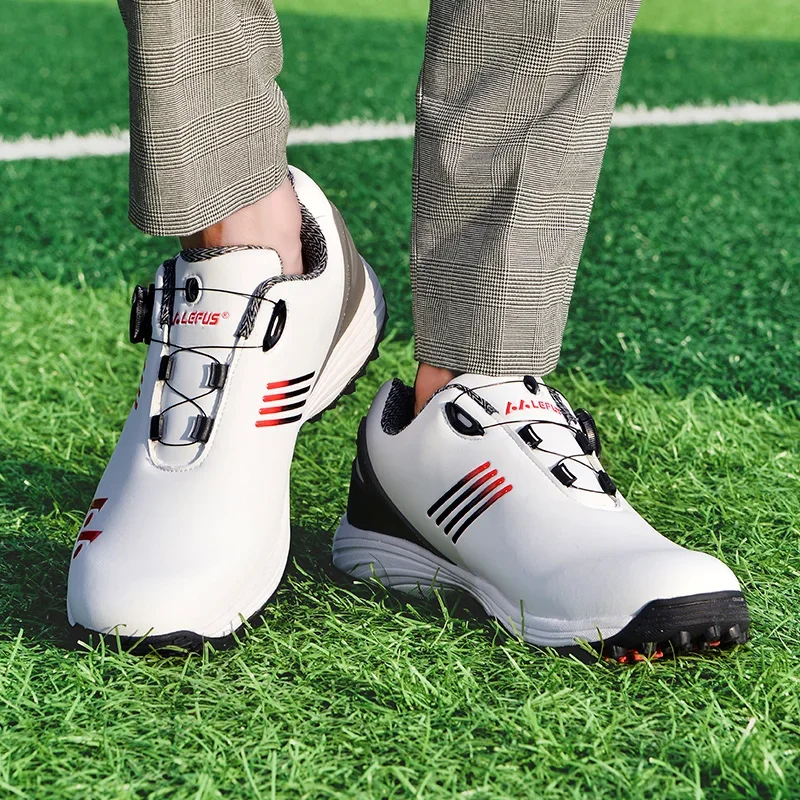 Outdoor Golf Sneakers for Men, Male Golfing Shoes, Athletics Turf Sneakers