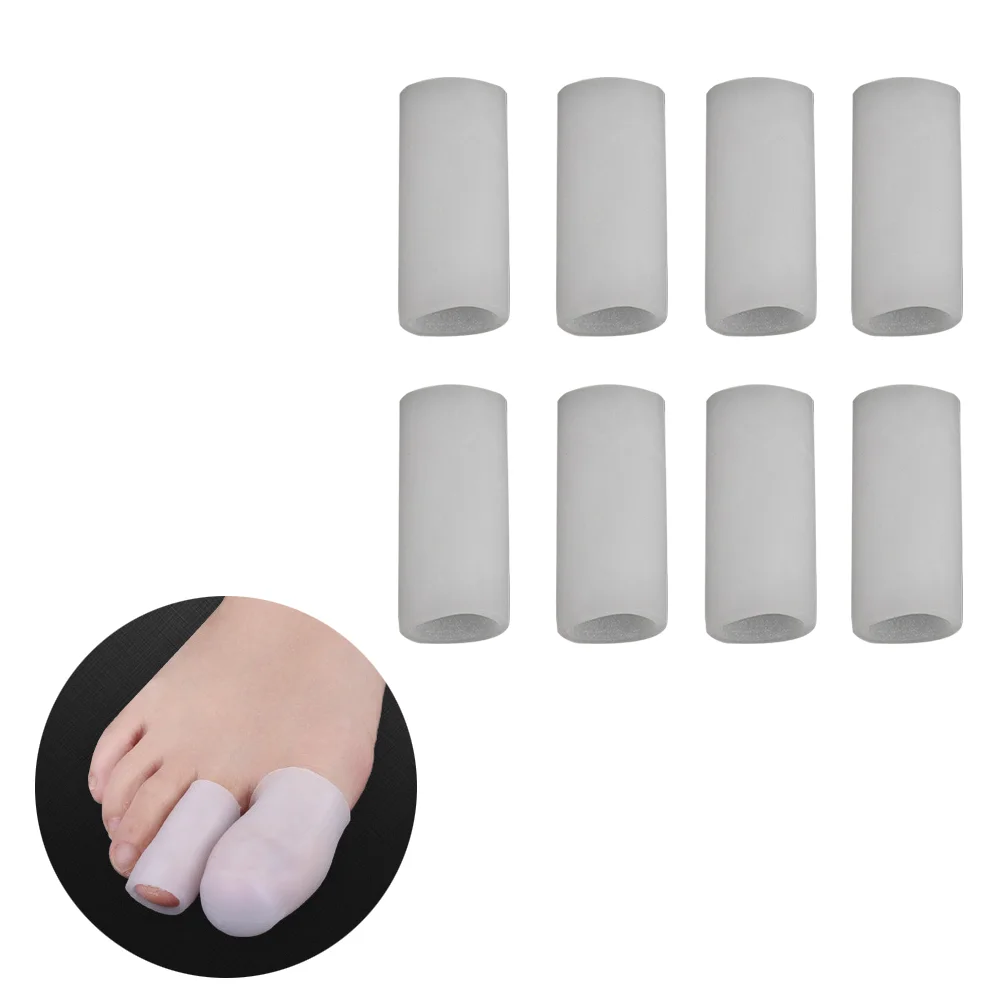 

10pcs Finger Sleeve Protectors Thumb Protector Support Sleeve Silicone Finger Sleeve Cushions For Arthritis Basketball Mallet