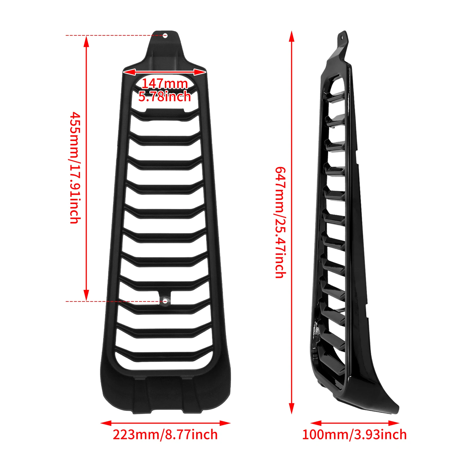 Motorcycle Front Chin Fairing Spoiler Gloss Black Frame Cover For Harley Softail Breakout Fat Bob Fat Boy FXBR FXLD FLHC 18-24