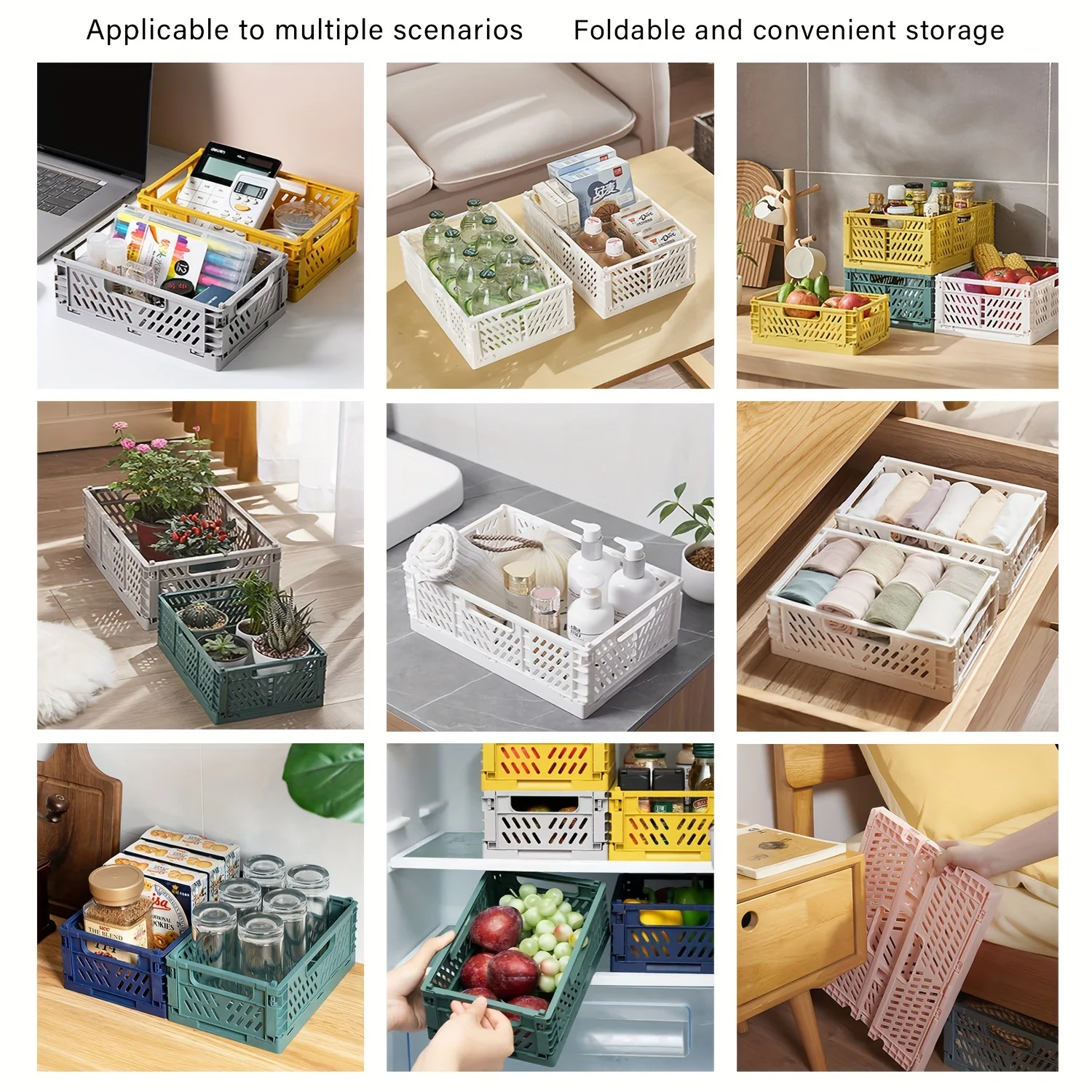 Crate used as a drain basket