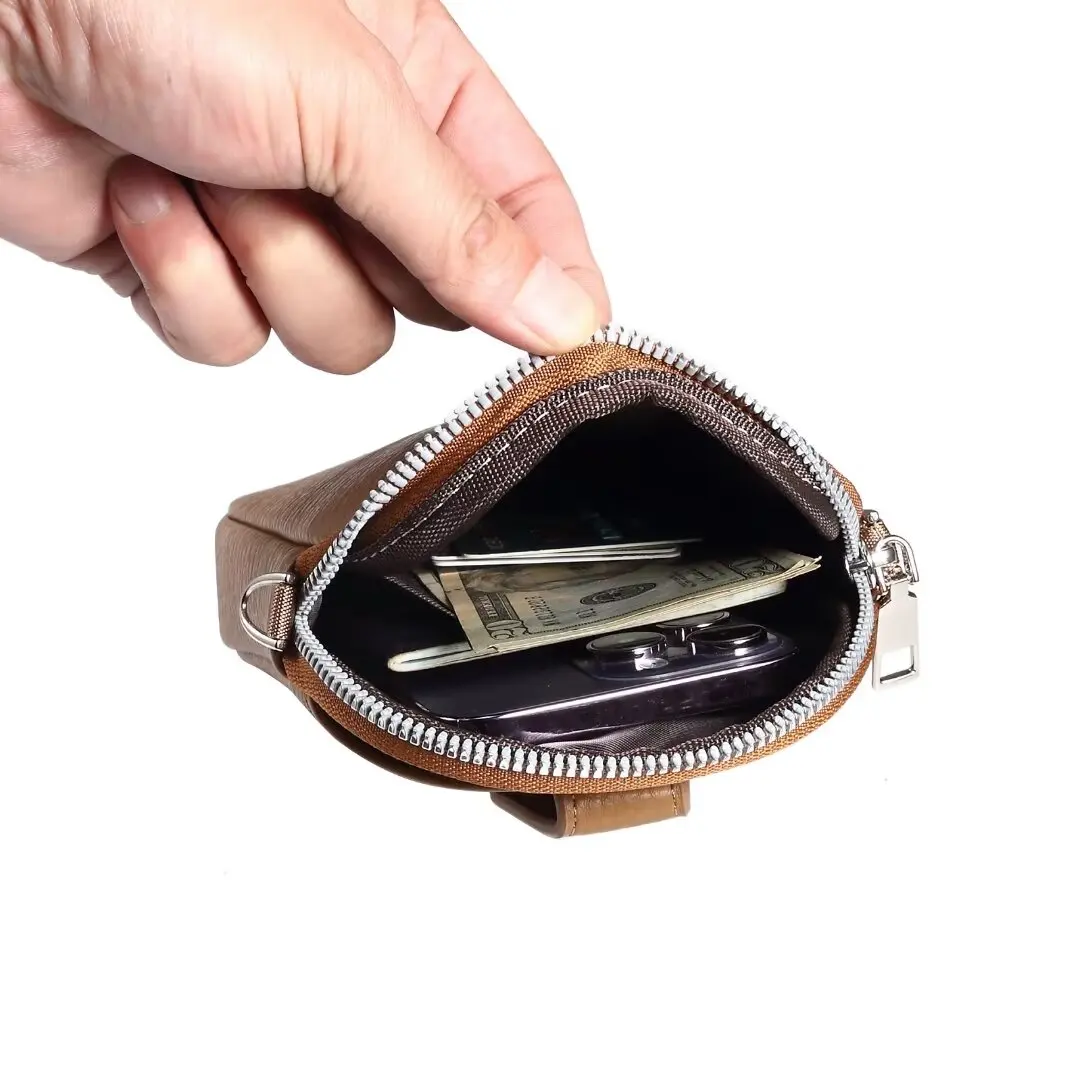 Stylish Mobile Phone Pouch Wallet Bag with Shoulder Strap