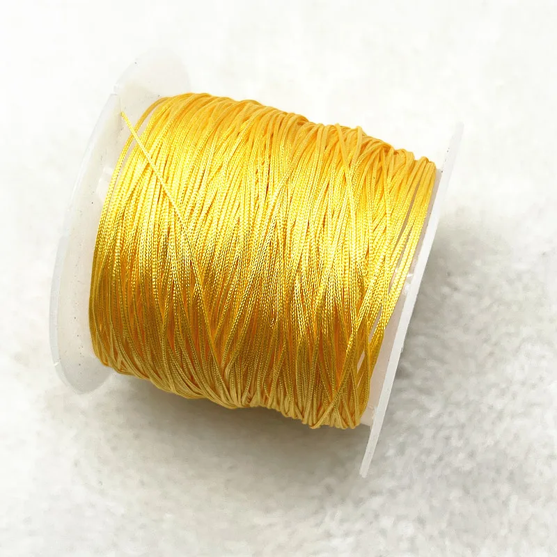 Heißer Verkauf: 30M/Rolle 0,4mm Nylonfaden für chinesische Knoten, Makramee-Schnur, Armband- und Quastenfaden zum Selbermachen – Detail 16