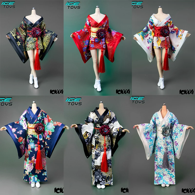 

Spot ICE TOYS IC1004 1/6 Female Soldier Japanese Long / Short Bathrobe Kimono Clothes Fit 12" TBL Action Figure Body Dolls