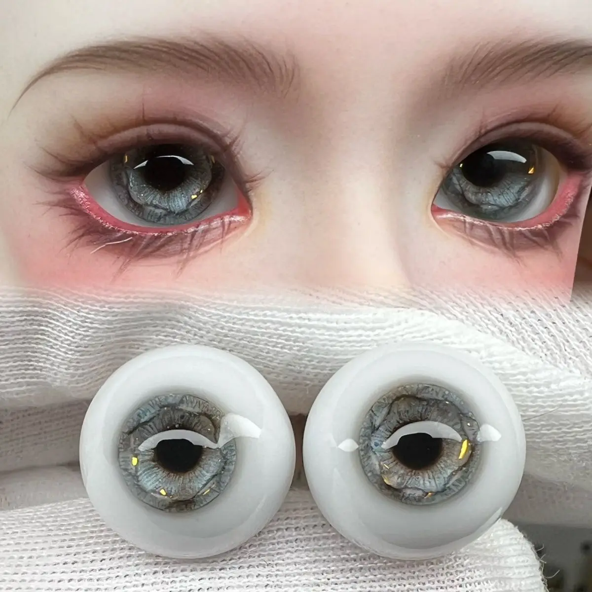 

New Doll's Eyes 12/14/16mm Plaster Resin Eyeball for 1/3 1/4 1/6 Bjd Doll Diy Girl Toys Dress Up Gfit Fashion Doll Accessories