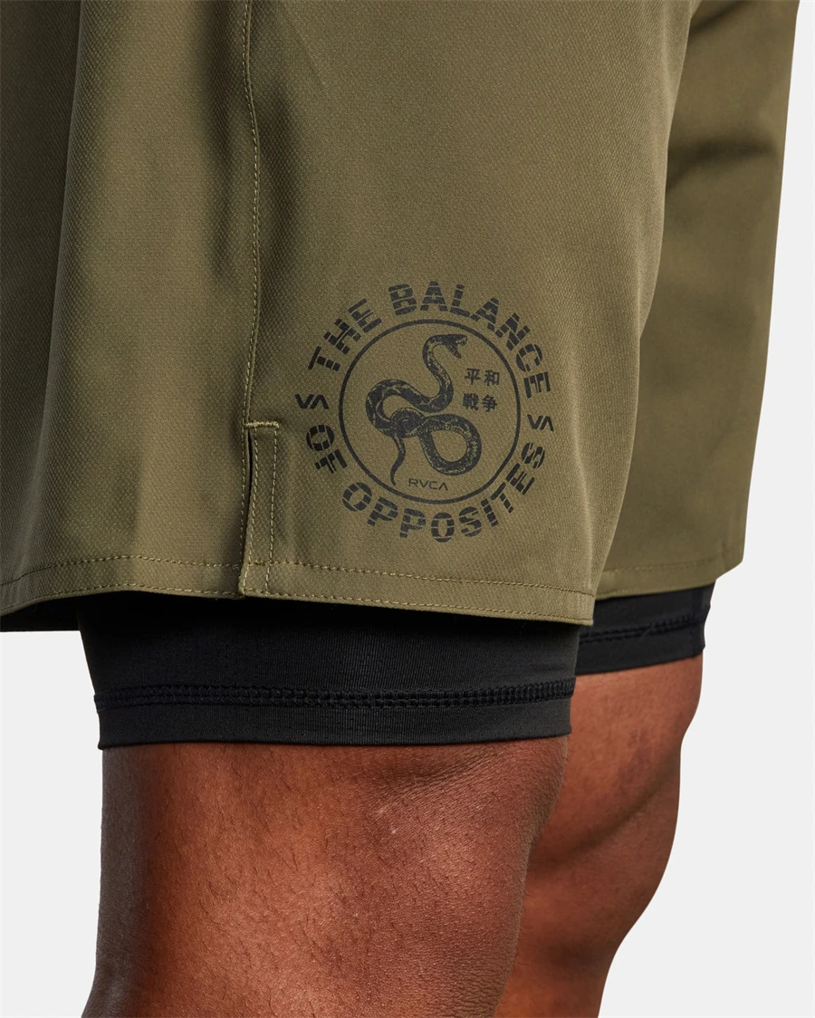 2022 New camouflage Running Shorts Men 2 in 1 Sports Jogging Fitness tatting Quick Dry Gym Training Sport Workout Short Pants