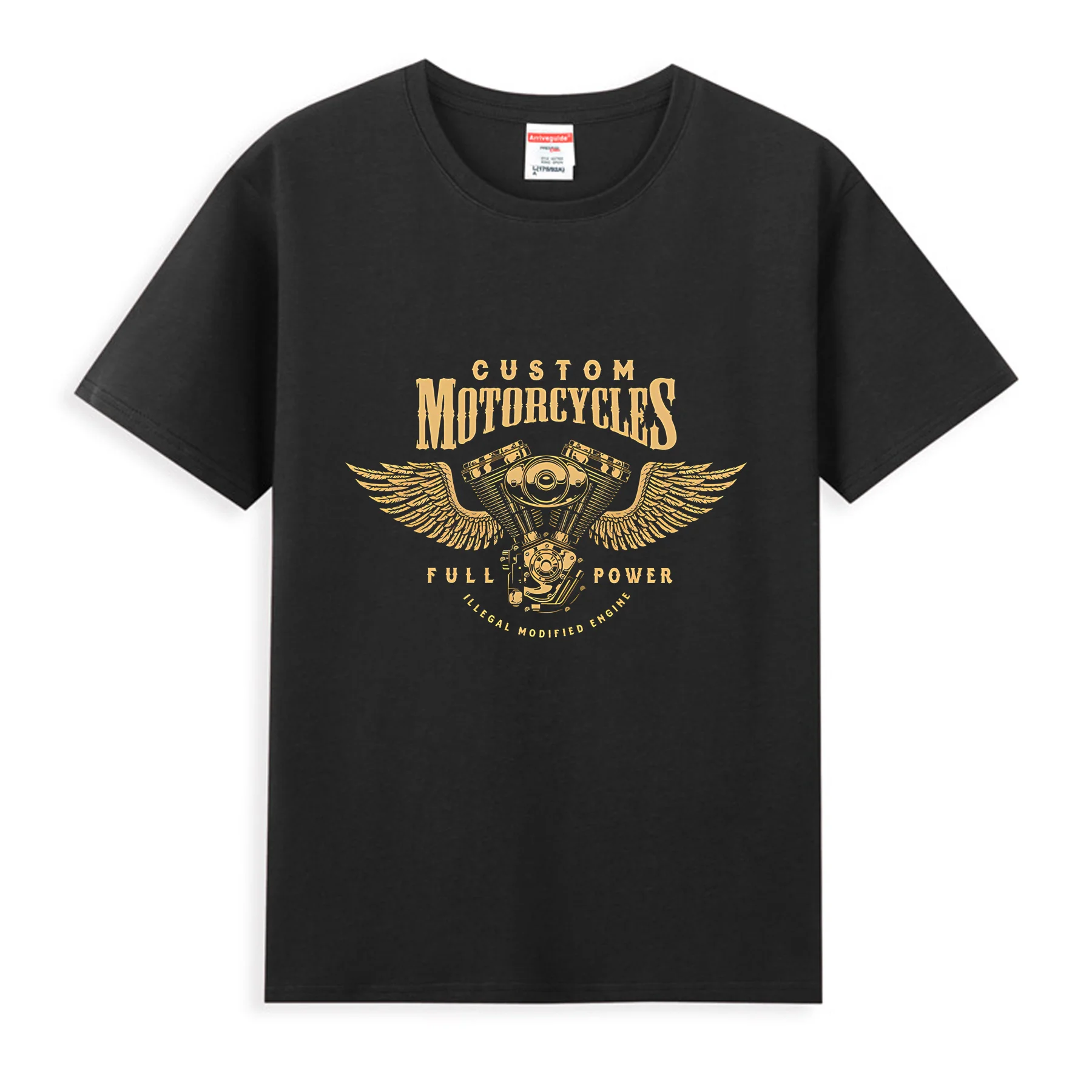 Harley Custom Motorcycles Engine Chopper Biker Bobber Motard Davidson T-Shirt