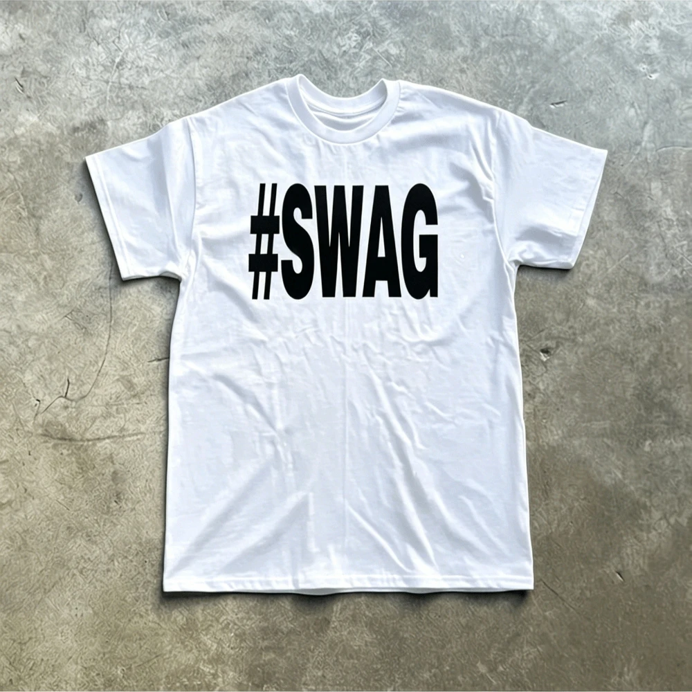 Sommer Meme SWAG Street Style Streetwear Lässiges T-Shirt Damen Herren Oversized Retro Punk Hip Hop Gothic Y2K Grunge Harajuku