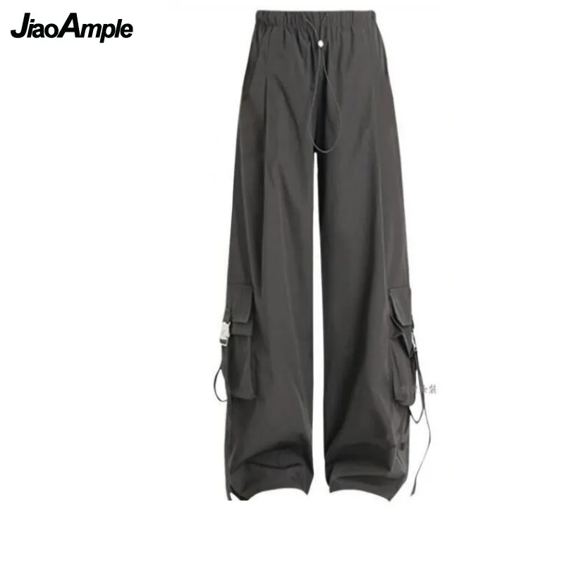 Women's Summer New Casual Sportswear Matching Set Korean Elegant Sunscreen Long Sleeved Plaid Shirt+suspender+Cargo Pants Suit