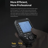 Godox X3 X2 Xpro XproII Set-Top Flash Flash Trigger TTL 1/8000s HSS LCD Screen for Canon Nikon Sony FujiLeica Camera Photography 4