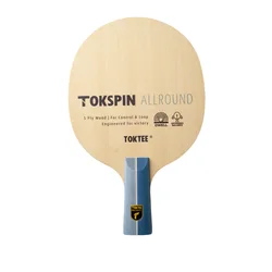 Enhanced Table Tennis Blade Racket - Lightweight Allround Control & Spin Paddle (TokSpin CS)