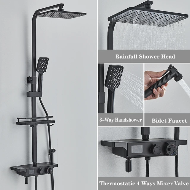 Black Thermostatic