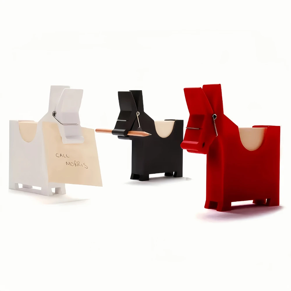 حامل أقلام حمار بلاستيكي ومشبك مذكرة - منظم مكتب ل...