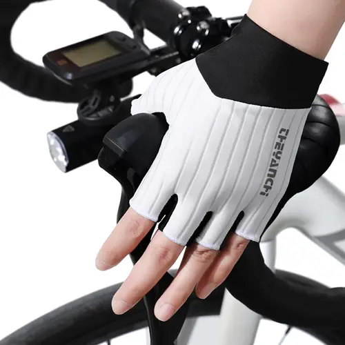 Summer Half Finger Cycling Gloves for Men Outdoor Sports Non slip Breathable Bicycle Riding Gloves - Image 2