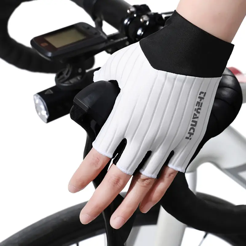 Summer Half Finger Cycling Gloves for Men Outdoor Sports Non slip Breathable Bicycle Riding Gloves - Image 2
