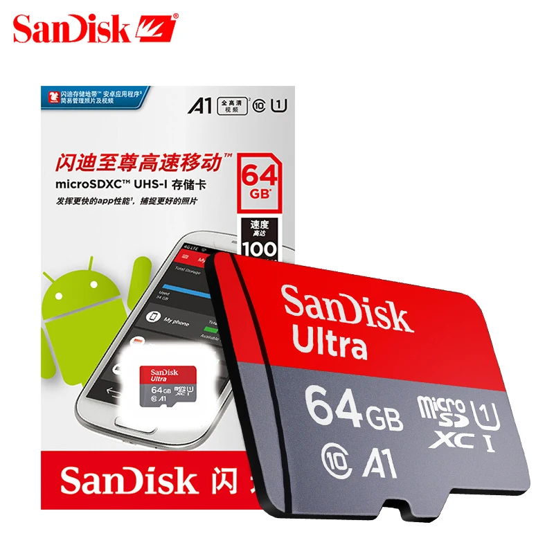 SanDisk Ʈ SDHC SDXC ÷ ޸ ī, UHS-I TF SD ī, PC ޴, 1TB, 32GB, 64GB, 128GB, 150 MB/s, 256GB, 512GB, Class10
