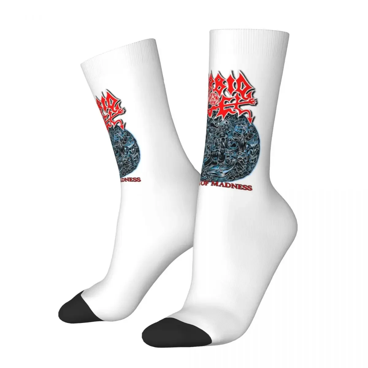 

All Seasons Crew Stockings Morbid Angel Death Metal Altars Of Madness Socks Hip Hop Long Socks for Men Women Christmas Gifts