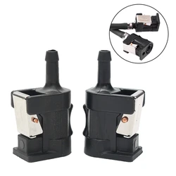Connecteur professionnel de ligne de carburant pour moteur hors bord Yamaha, pour tuyau de 1/4 pouces, mâle de 6mm, 2 pièces 