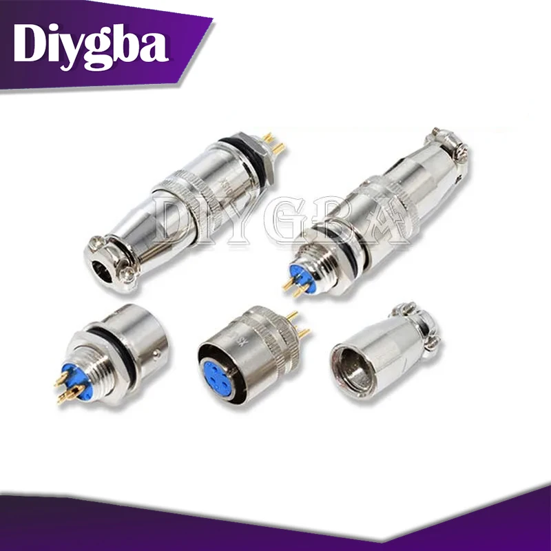 Connettore Per Aviazione Xs8 Xs9 Xs10 Xs12 Connettore Rapido Circolare Push-Pull 2Pin ~ 6Pin Contatto Placcato Oro Spina Maschio E Femmina