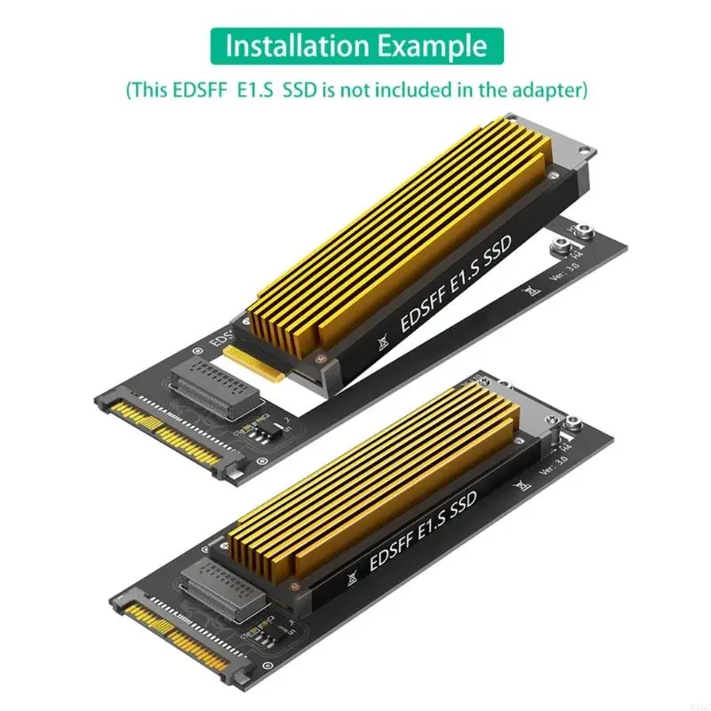 데이터 센터 및 서버 애플리케이션 896C용 PCIe4.0 호환 EDSFF E1.S U.2 드라이브 변환기 확장 카드