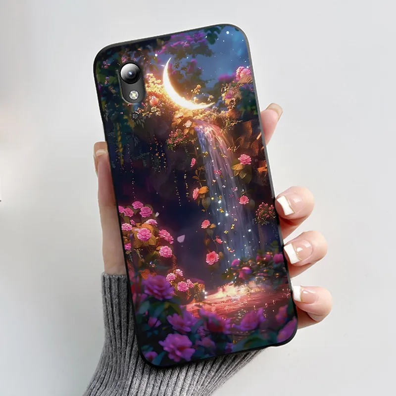 Luxury Cute Love Rabbit Cartoon Black Silicone Shockproof Case