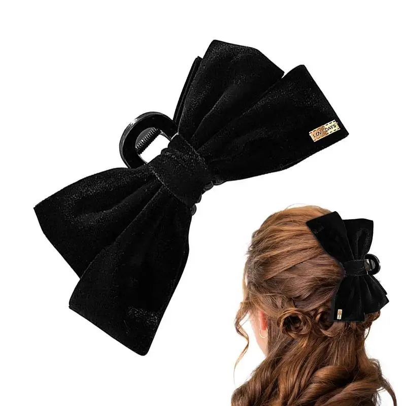 Bow Shaped Hair Claw Clips High Quality And Durable Hair Claw Clips Thin And Thick Bow Hair Clips With Strong Hold For Women
