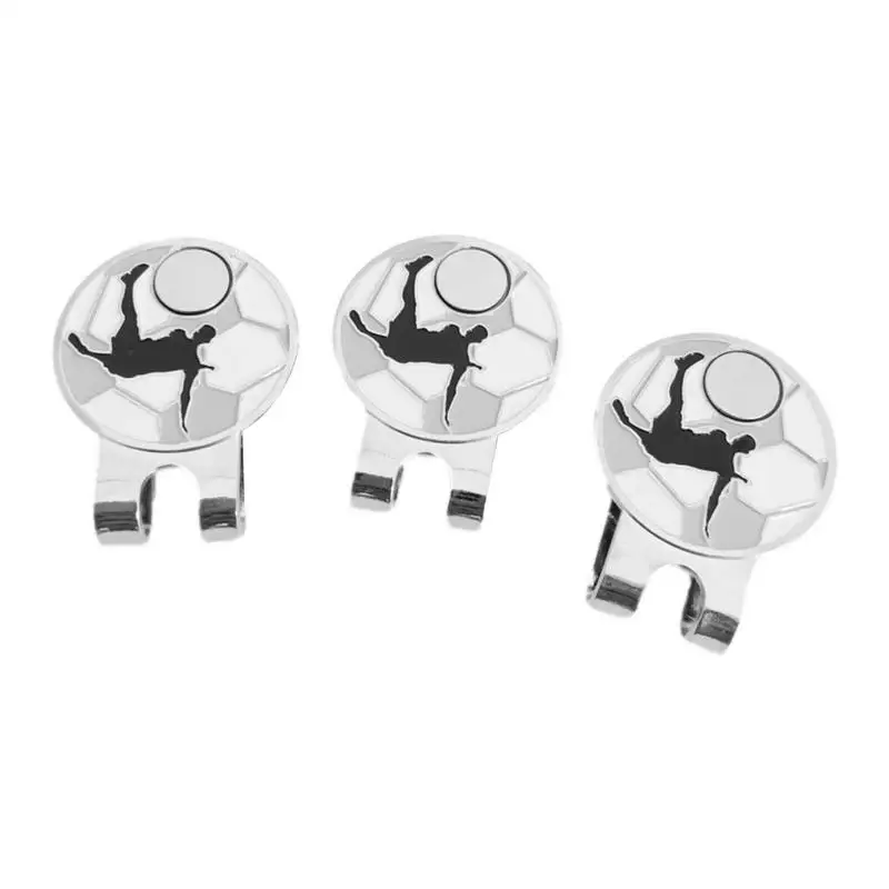 Golf Hat Clips Magnetic Hat Clips For Visors Belts Removable Ball Position Marker Portable Golf Putting Green Accessories For