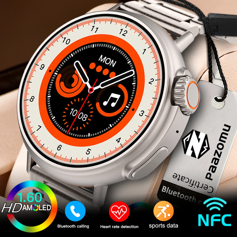 2023 New Smart Watch Screen 9 Ultra AMOLED High Resolution Men Women SmartWatch Bluetooth Call Waterproof Watch For IOS _ - AliExpress Mobile
