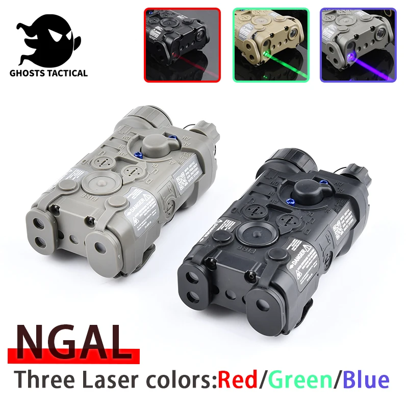 

Tactical NGAL Red Green Blue Laser Sight Pointer PEQ15 White Strobe LED Light For Airsoft Hunting Flashlight Accessories AR15