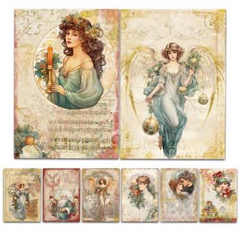 Christmas Vintage Rice Paper 1