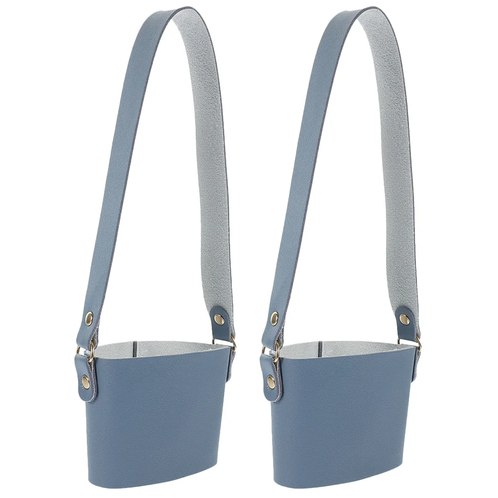 

2Pcs Coffee Cup Sling Multi-use Water Bottle Sling Handheld Coffee Cover with Handle Beverage Strap