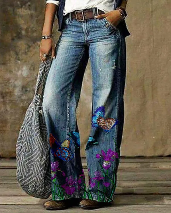 Рисунок 4 - Женские свободные джинсы в американском стиле ретро