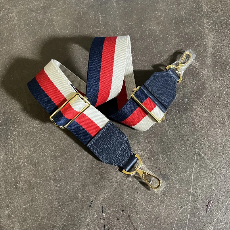 Custom  Leather Diagonal One-Shoulder Adjustable Bag Strap DIY Ladies Shoulder Strap Luxury Short Handle Strap Bag Accessories