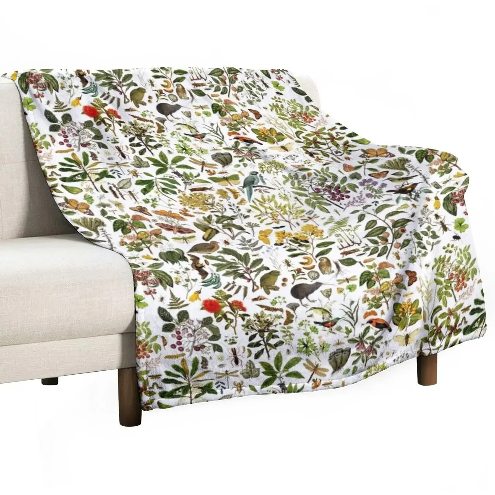 

New Zealand Biology Throw Blanket Summer Comforter Blankets