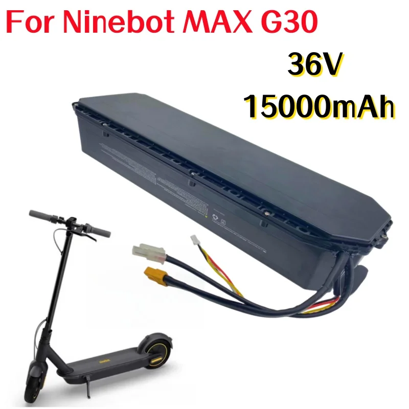 Per Ninebot Batteria Agli Ioni Di Litio Per Ninebot Di Segway Max G30 Smart Scooter Elettrico 36V 15000Mah 551Wh Alimentatore Ipx7