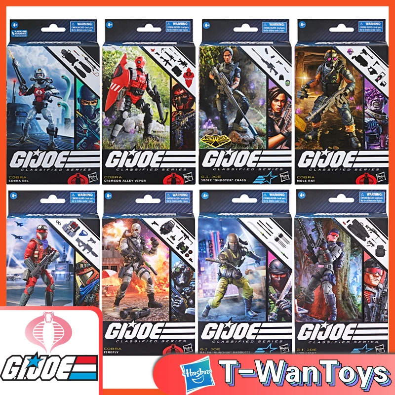 

New Hasbro G.I. Joe Classified Series Snow Serpent /Range-Viper /Cobra Eel /Crimson Viper etc 6-inch Action Figure