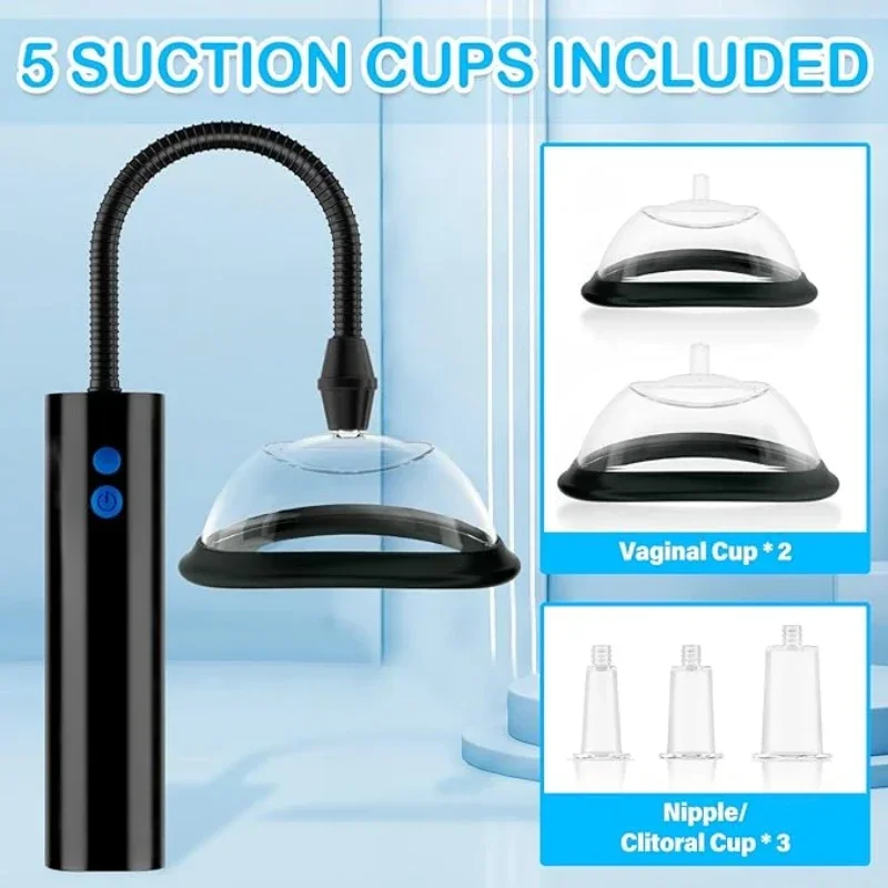 Electric Pussy Pump Vagina Enlargement Extend Pump Pussy Trainer Women Masturbators Cup Sex Toys for Women Adult Toys
