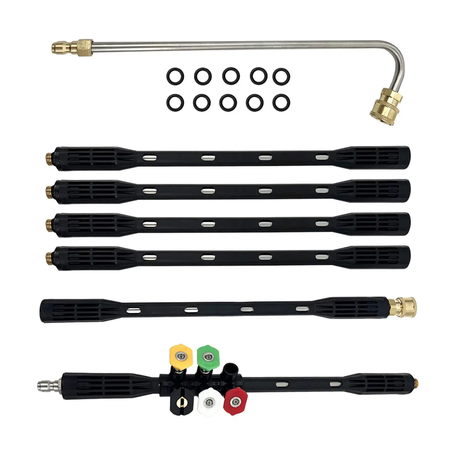 

Pressure Washer Extension Rod Replacement Lance 4000 PSI with 5 Spray Nozzle