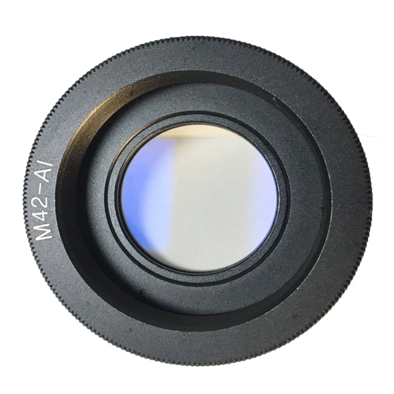 M42 lens Adapter Ring M42-AI Glass for M42 lens to Nikon Mount