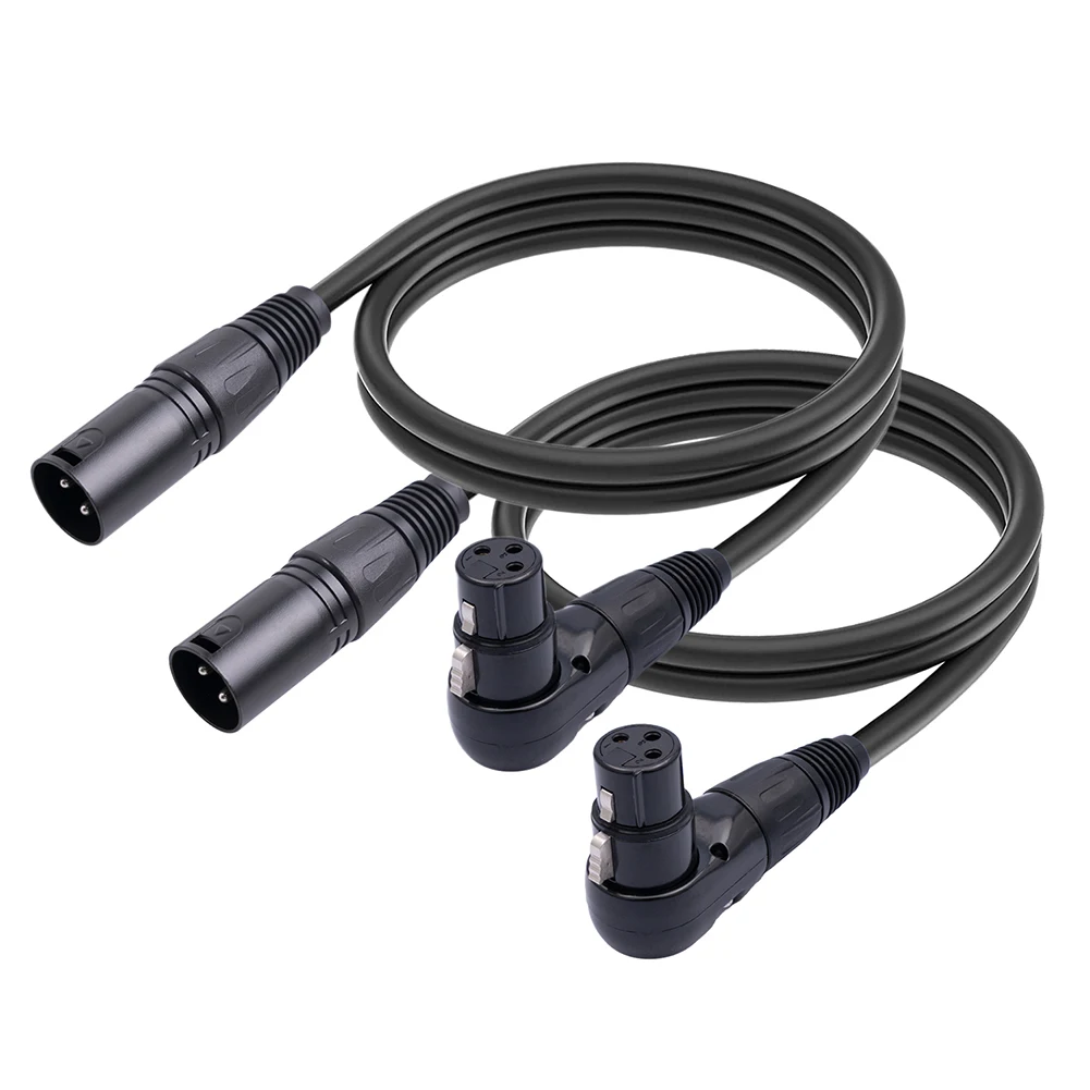 XLR ũ  ̺, 90  XLR - XLR  ũ Ŀ,  ڵ, 0.8m, 1m, 1.8m