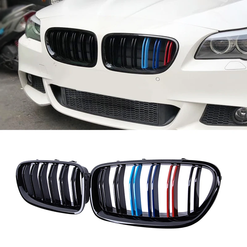 APairReplacementGrilleCarFrontBumperGrillForBMWF10F11F18