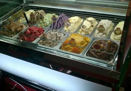 Stainless Steel Restaurant Commercial Gelato Ice Cream Display Refrigerator Freezer Large Capacity Cold Freezer - Image 5