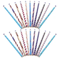 48 Pcs Flag Pencil Writing Pencils 4th of July Bulk Lightweight Multi-function USA Wooden 1