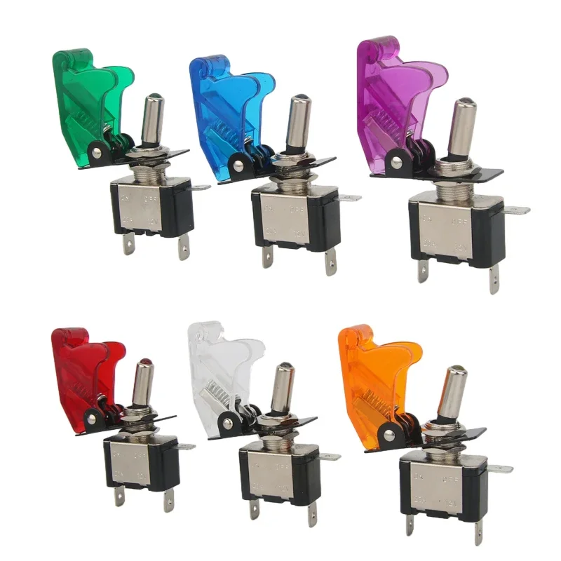 Interruttore A Levetta Illuminato A LED 12V Con Copertura ... - UPV