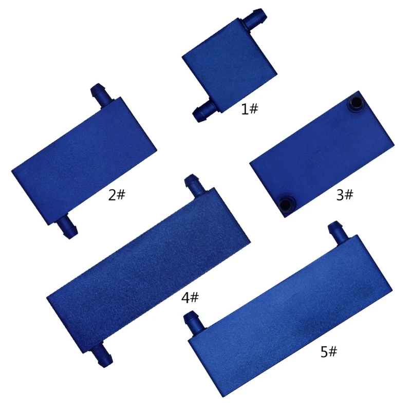 

80 мм алюминиевый блок водяного охлаждения, охладитель жидкой воды, система радиатора для ноутбука