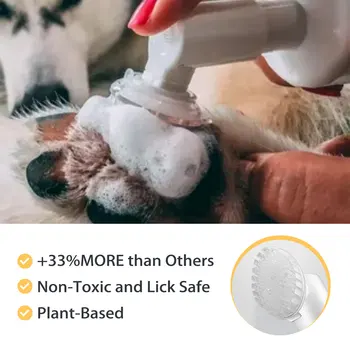 Yegbong Pet Paw Cleaner, Dog Cat Paw Deep Cleansing Foot Pad Care Agent 5