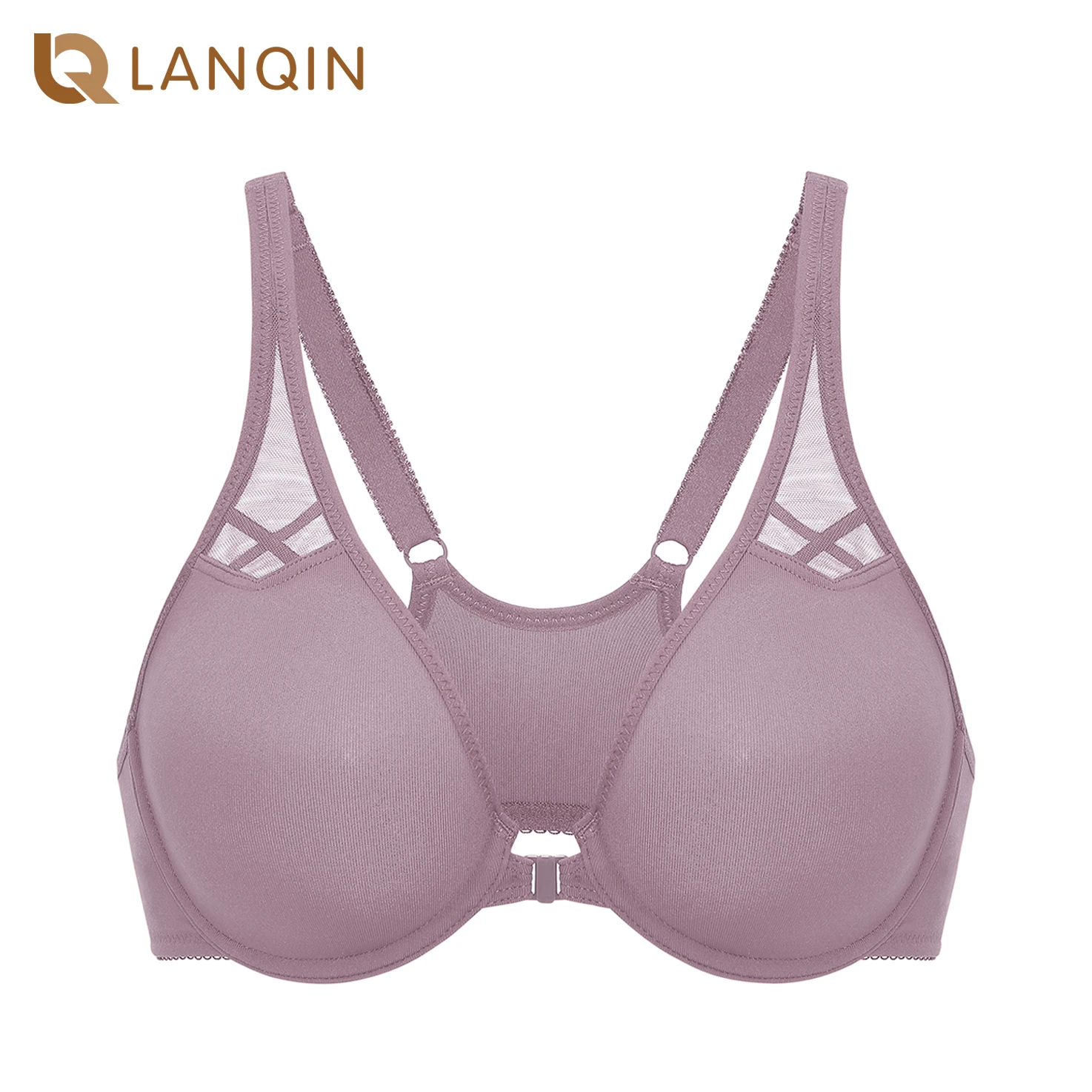 Seamless Lace Racerback Bra With Non Non Padded Underwire Bra Front Closure  For Women Plus Size 13 12D From Ai806, $21.36